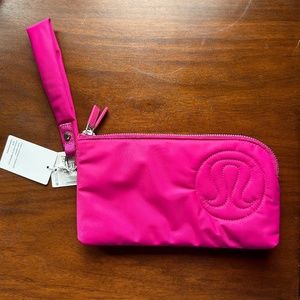 Pink Now and Always Lululemon Pouch (Puffy)